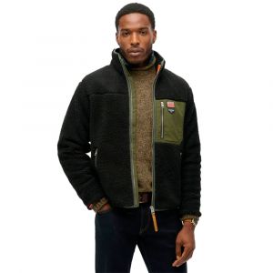 Superdry Polaire Retro Vintage Homme Noir