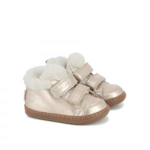 Shoo Pom Bottines bébé fille bouba scratch wool floramet