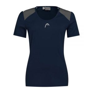 Head VETEMENTS T Shirt Club 22 Tech Bleu Fonce Femme