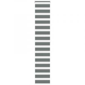 VidaXL Store zèbre gris foncé largeur du tissu 45,9 cm polyester