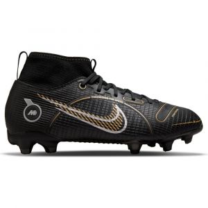 Nike Chaussures Football Mercurial Superfly Viii Academy Fg/mg EU 38 Black / Metallic Gold / Metallic Silver