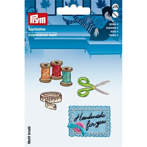 Image de Prym 926471 Applique Auto-adh&eacute;sive. Fabriqu&eacute; &agrave; la Main pour vous, sortiert