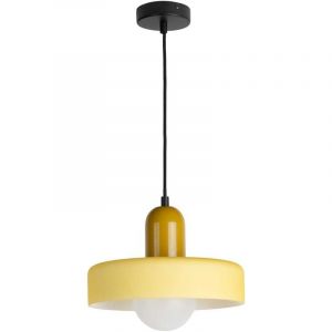 Present time Lampe suspendue en verre Opaco Grato