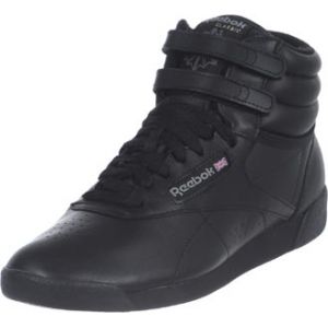 Reebok Freestyle Hi, Sneakers Hautes Mixte adulte, Noir (Black), 37.5 EU