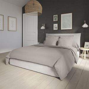 Dodo Housse de couette Percale Fumée 220x240 cm