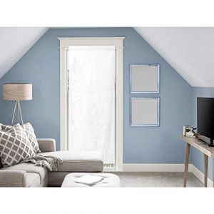 Soleil d'Ocre Voilage en coton - 90 x 200 cm - Panama - Blanc - Livraison gratuite