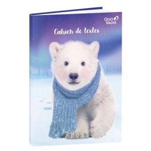 Quo Vadis Cahier de textes - Français - Mes potes à pattes mignons - Multicolore - Journalier - 15x21 cm - Papier Clairefontaine blanc - Fabrication française