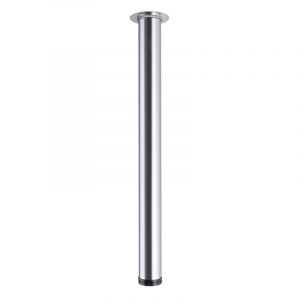Centrale Brico - Pied de table Legs TS001, 710R/60mm, acier inoxydable (acier brossé)