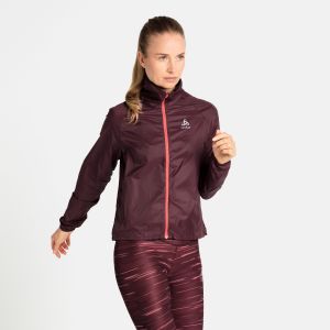 Image de Odlo Zeroweight Jacket Women, rouge XS Vestes & Gilets course à pied