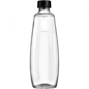 SodaStream Carafe élégante Duo pour machine Duo Pink UNIQUEMENT. Carafe rechargeable pour boissons gazeuses. Lave-vaisselle. Uniquement compatible avec la machine à eau pétillante Duo, 1L, noir