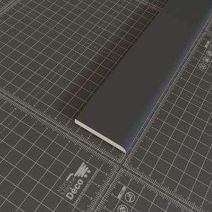 Champlat PVC Cellulaire 45 mm - Longueur 2.50 m - Anthracite, Lot de 5