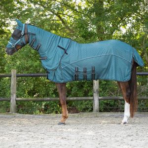 Chemise anti-mouches encolure et bon pour cheval QHP