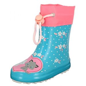 Beck Fille Kätzchen 4011 Botte de Pluie, Turquoise, 19