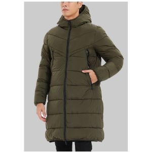 Kebello Manteau doudoune longue Vert H