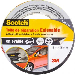 Scotch Ruban adhésif de réparation enlevable sans traces 48 mm x 18 m