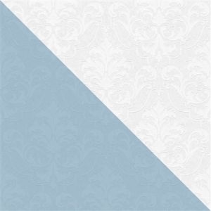 Papier peint baroque Profhome 961815 papier peint intissé à peindre légèrement texturé au style baroque mat blanc 5,33 m2 blanc