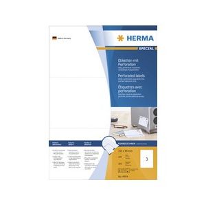 Image de Herma SuperPrint étiquettes de cartes d'impôts, 210 x 99 mm