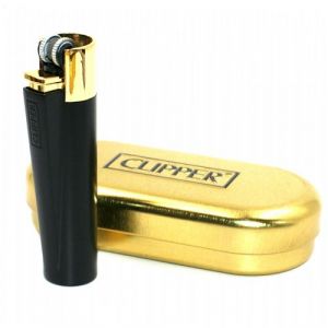 Image de Clipper Métal avec Etui – Gold And Black Modèle 1