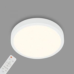Briloner 3704-016 - Plafonnier à intensité variable LED RUNA LED/22W/230V blanc + Télécommande