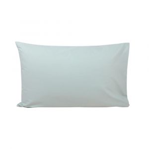 MADURA - Lot de 2 taies d'oreiller Celiane en Percale de coton unie Rose 50x75 cm - C3