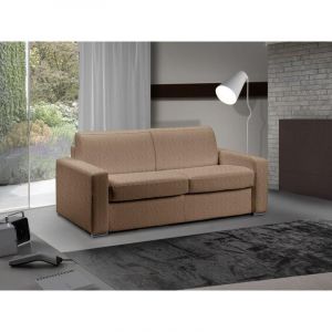 Image de INSIDE Canapé lit 2-3 places MASTER convertible système RAPIDO 120 cm Tweed Cross taupe MATELAS 18 CM INCLUS