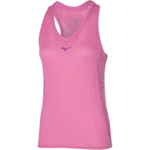 Mizuno Aero Débardeur Femme, rose S T-shirts course à pied