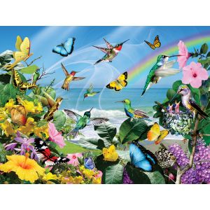 Sunsout Puzzle Pièces XXL - Lori Schory - Colibris à la plage