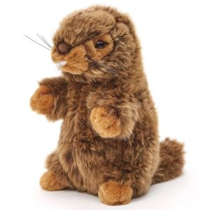 Peluche marmotte qui siffle - 17 cm - Uni-Toys