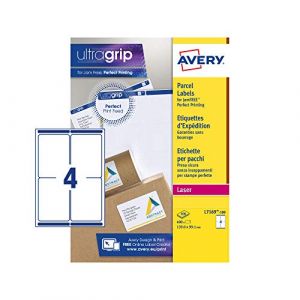 Image de Avery-Zweckform Blanc 99.1 x 139 mm 60 étiquette(s) (15 feuille(s) x 4) étiquettes adresses