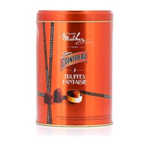 Image de Mathez Truffes Fantaisie au Cointreau en boîte métal - Boite métal 500g