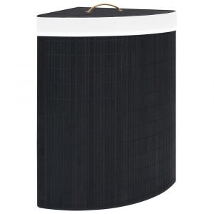 Panier à linge d'angle bambou 60 litres noir 02_0006199