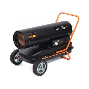 Fuxtec Chauffage à air pulsé FX-DH116 - Au fioul 30kW import Allemagne détendeur FR non inclus
