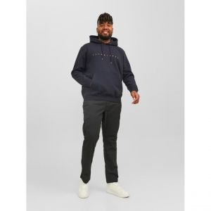 Jack & Jones Sweat à capuche Relaxed Fit Manches courtes Bleu Marine