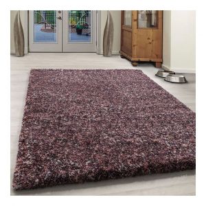 Allotapis Tapis shaggy rectangle bicolore moderne Benno Rose 200x290