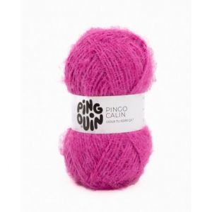 Pelote À Tricoter Pingo Calin - Certifié Oeko-Tex - Pingouin Framboise Rose