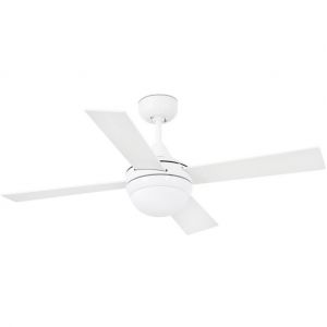 Faro Mini Icaria - Ventilateur de plafond 4 pales avec lampe et télécommande IR