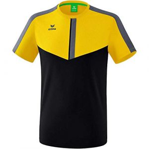 Erima T-shirt Squad 2XL Yellow / Black / Grey