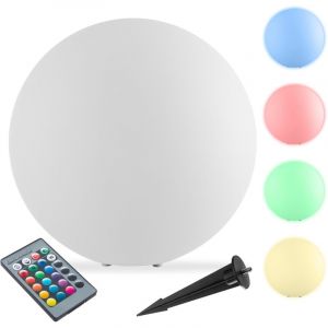 Image de TecTake Lampe boule luminous globe avec ampoule led et télécommande - s (ø 30 x cm)