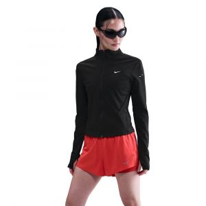 Nike Swift Half-Zip Maillot De Course Femmes - Noir, Argent, Taille M