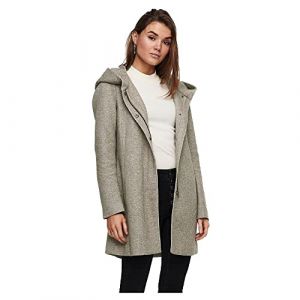 Only Onlsedona Light Coat OTW Noos Jacket, Walnut, XXL Femme
