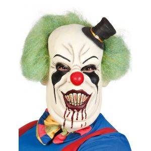 Boland Psycho Clown Halloween-Mask white-multicoloured - Couleur Multicolore - Taille Taille Unique