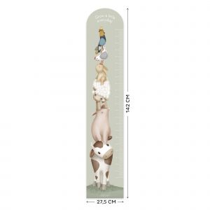 Little dutch Sticker Toise autocollante Little Farm Multicolore