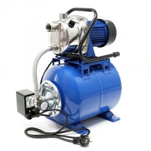 Station d&rsquo;eau domestique 3400l/h 1200 watts 19 litres pompe jardin pressostat