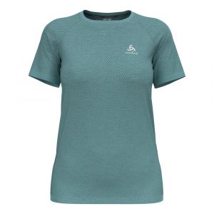 Odlo Essential Seamless Crew Neck Laufshirt Femmes - Turquoise