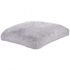 VEVOR Pouf Convertible en Louange Matelas, Fauteuil Pouf avec Housse Lavable pour Adultes, Fauteuil Paresseux en Peluche Moelleuse, Rembourrage en Mousse et Poche Latérale, pour Salon, Chambre, Gris