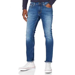 Image de Tommy Hilfiger Scanton Slim WMBS Jeans, Wilson Mid Blue Stretch, 32 W/34 L Homme