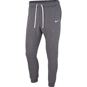 Nike Team Club 19 Pant Pantalon Mixte Enfant, Charcoal Heather/Blanc/Blanc, FR : M