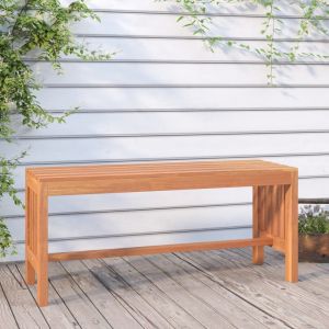 VidaXL Banc de jardin 110 cm bois massif d'eucalyptus