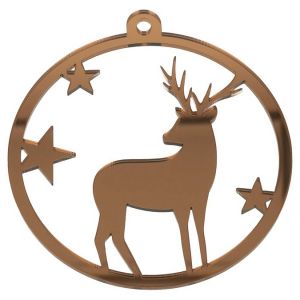 Artémio Forme acrylique « renne » effet miroir -