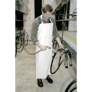 Kerbl Tablier de lavage et de lavage Blanc 80 x 120 cm